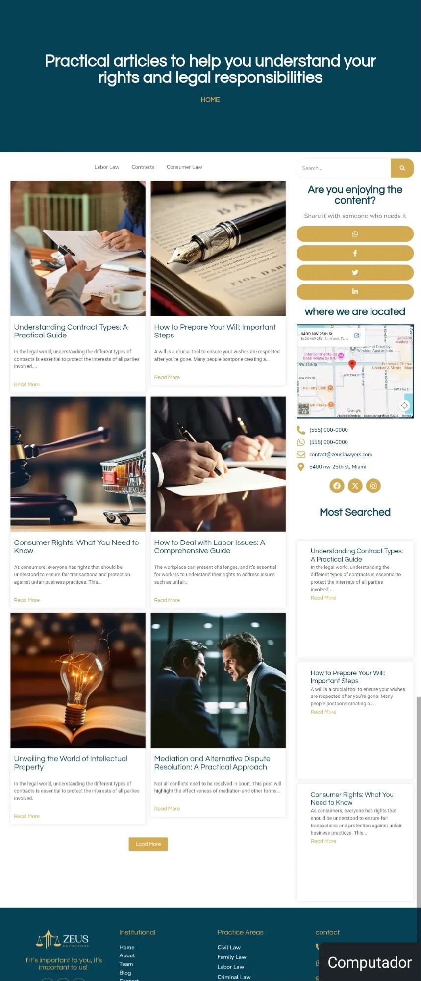 Zeus Lawyers - WordPress Elementor Template - Imagem 3