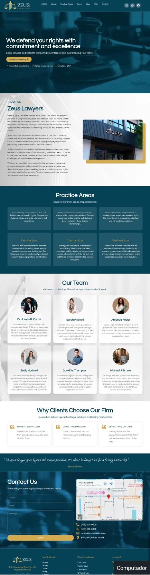 Zeus Lawyers - WordPress Elementor Template - Imagem 2