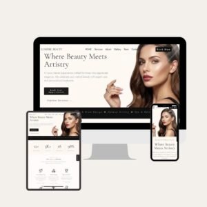 Lumière Beauty Studio - WordPress Elementor Template